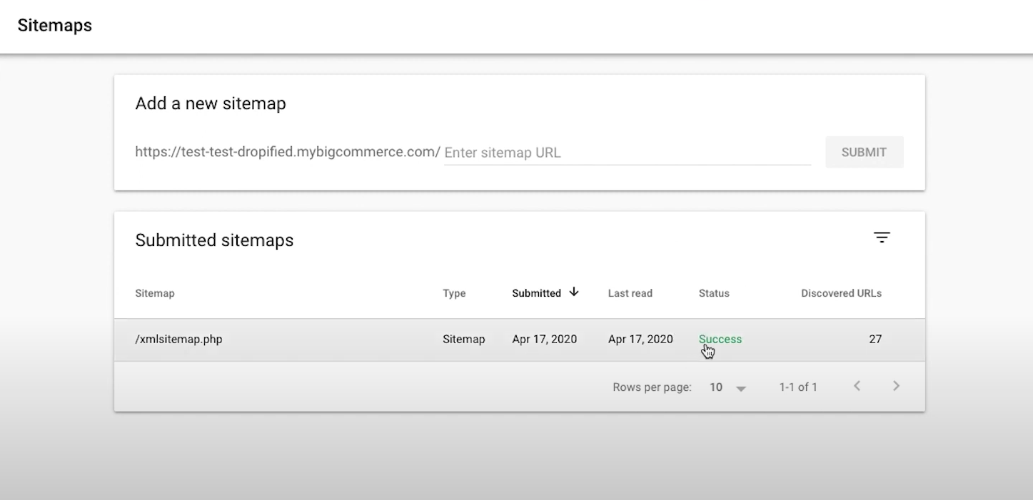 Update Your Sitemap bigcommerce